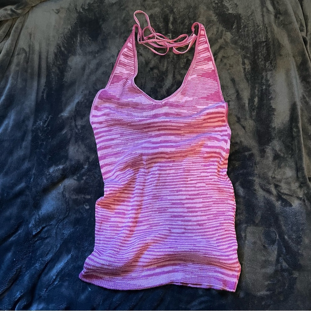 VRG girl Halter Mini Dress